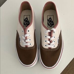 Vans Two-Tone Brown and Pink Shoes